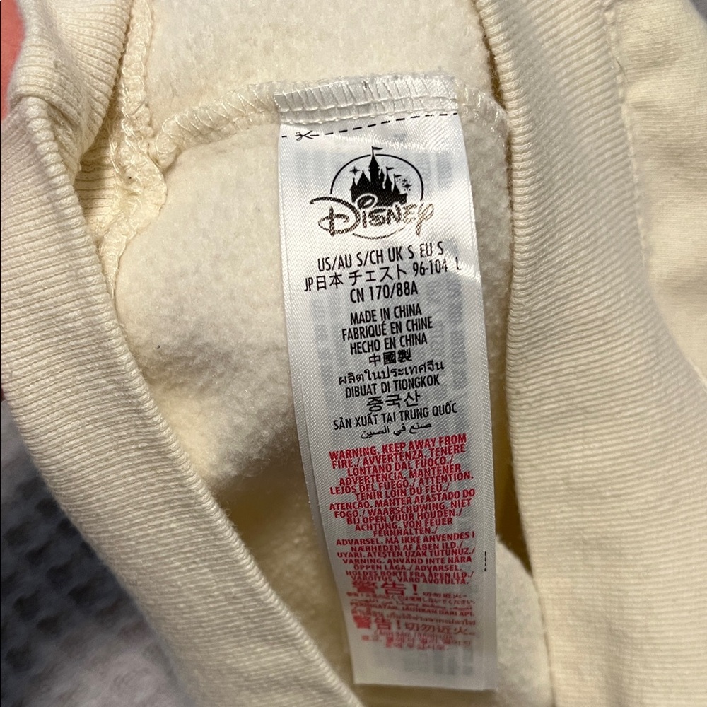 Disney Cream Mickey Mouse Sweatshirt - Picture 5 of 5